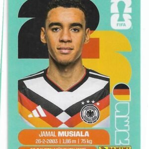 FIGURITAS FIFA MUNDIAL 2026 JAMAL MUSIALA GER 15