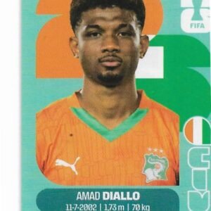FIGURITAS FIFA MUNDIAL 2026 AMAD DIALLO CIV 15