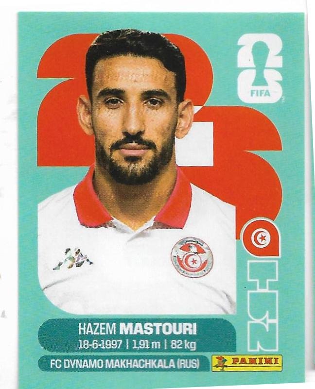 FIGURITAS FIFA MUNDIAL 2026 HAZEM MASTOURI TUN 17