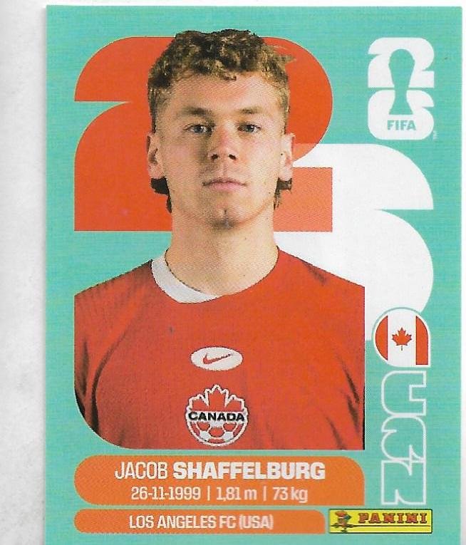 FIGURITAS FIFA MUNDIAL 2026 JACOB SHAFFELBURG CAN 14