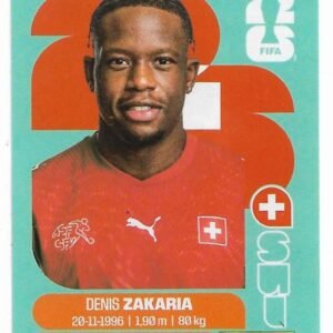 FIGURITAS FIFA MUNDIAL 2026 DENIS ZAKARIA SUI 10