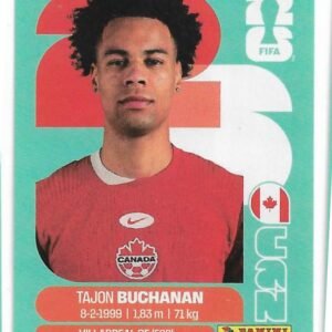 FIGURITAS FIFA MUNDIAL 2026 TAJON BUCHANAN CAN 17