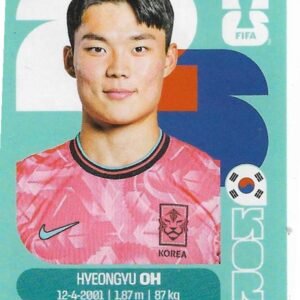 FIGURITAS FIFA MUNDIAL 2026 HYEONGYU OH KOR 20