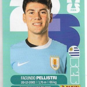 FIGURITAS FIFA MUNDIAL 2026 FACUNDO PELLISTRI URU 20