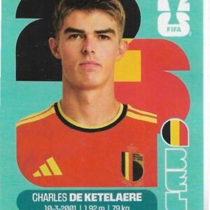 FIGURITAS FIFA MUNDIAL 2026 CHARLES DE KETELAERE BEL 17