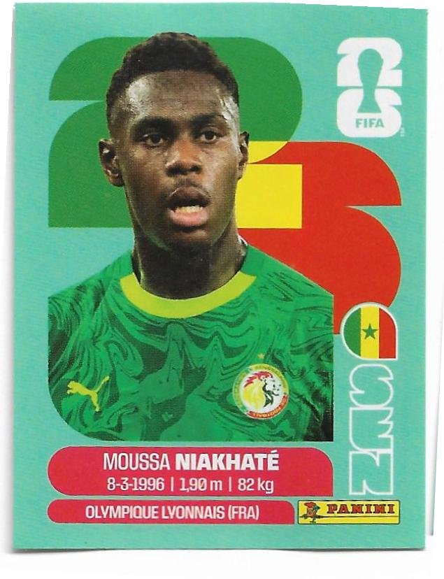 FIGURITAS FIFA MUNDIAL 2026 MOUSSA NIAKHATÉ SEN 4