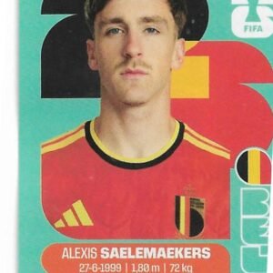FIGURITAS FIFA MUNDIAL 2026 ALEXIS SAELEMAEKERS BEL 12