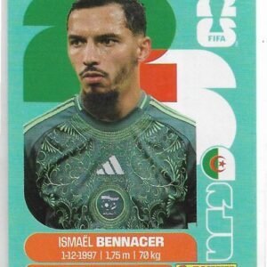 FIGURITAS FIFA MUNDIAL 2026 ISMAÉL BENNAER ALG 8