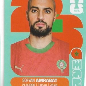 FIGURITAS FIFA MUNDIAL 2026 SOFYAN AMRABAT MAR 10