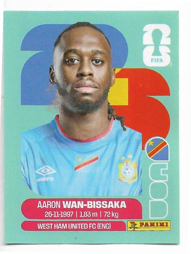 FIGURITAS FIFA MUNDIAL 2026 AARON WAN-BISAKA COD 3