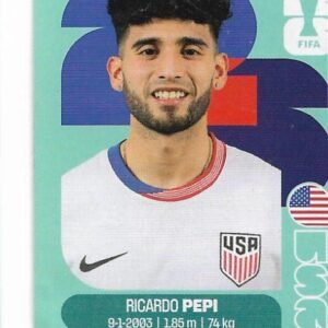 FIGURITAS FIFA MUNDIAL 2026 RICARDO PEPI USA 18