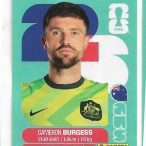 FIGURITAS FIFA MUNDIAL 2026 CAMERON BURGESS AUS 8
