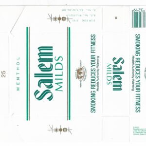 MARQUILLA SALEM 25 CIGARRILLOS AUSTRALIA BOX