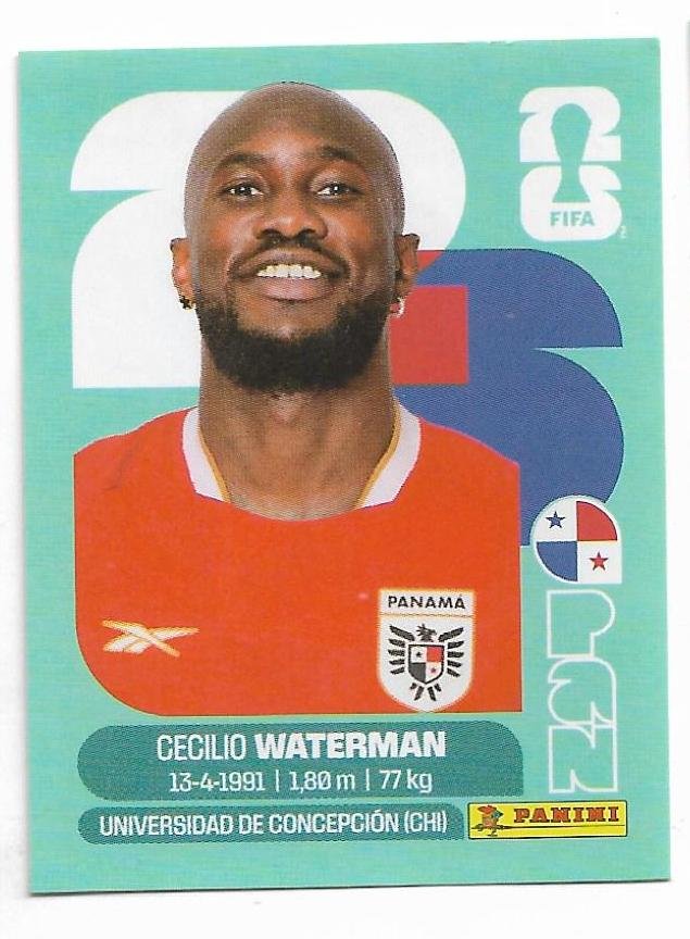 FIGURITAS FIFA MUNDIAL 2026 CECILO WATERMAN PAN 18