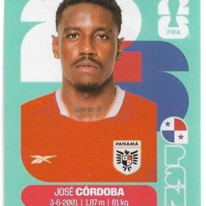FIGURITAS FIFA MUNDIAL 2026 JOSÉ CÓRDOBA PAI 8
