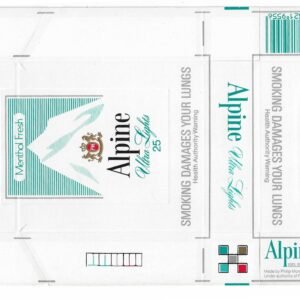MARQUILLA ALPINE 25 CIGARRILLOS AUSTRALIA BOX