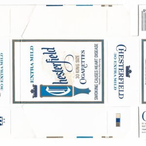 MARQUILLA CHESTERFIELD 30 CIGARRILLOS AUSTRALIA BOX