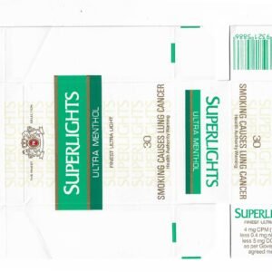 MARQUILLA SUPERLIGHTS 30 CIGARRILLOS AUSTRALIA BOX