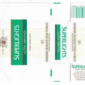 MARQUILLA SUPERLIGHTS 30 CIGARRILLOS AUSTRALIA BOX
