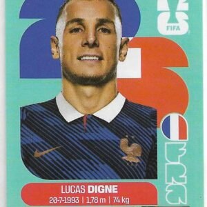 FIGURITAS FIFA MUNDIAL 2026 LUCAS DIGNE FRA 8