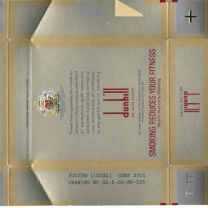 MARQUILLA DUNHILL 25 CIGARRILLOS AUSTRALIA BOX