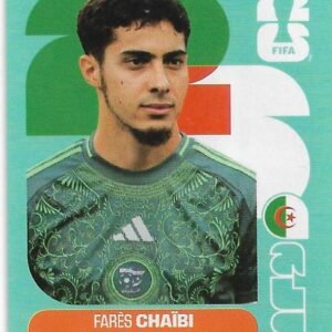 FIGURITAS FIFA MUNDIAL 2026 FARES CHAIBI ALG 14