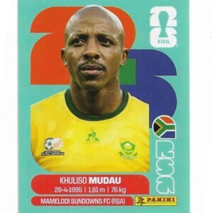 FIGURITAS FIFA MUNDIAL 2026 KHULISO MUDAU RSA 9