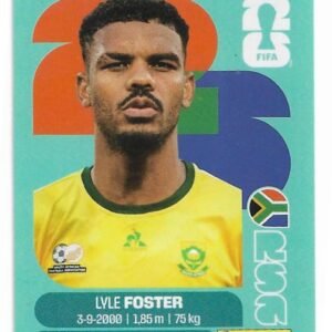 FIGURITAS FIFA MUNDIAL 2026 LYLE FOSTER RSA 17