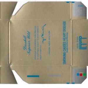 MARQUILLA DUNHILL 20 CIGARRILLOS AUSTRALIA BOX
