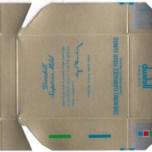 MARQUILLA DUNHILL 20 CIGARRILLOS AUSTRALIA BOX