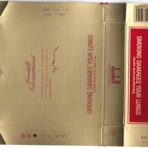 MARQUILLA DUNHILL 20 CIGARRILLOS AUSTRALIA BOX