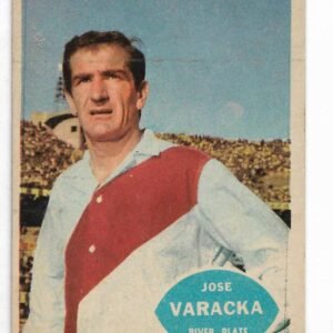 FIGURITA DEL ALBUM GOLASO TARJETON FUTBOL 1965 JOSE VARACKA N° 17