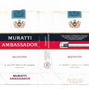 MARQUILLA MURATTI AMBASSADOR 20 CIGARRILLOS SUIZA