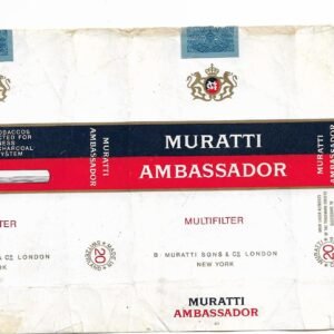 MARQUILLA MURATTI AMBASSADOR 20 CIGARRILLOS SUIZA