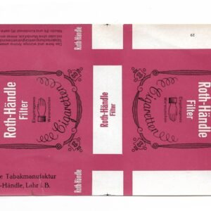 MARQUILLA ROTH-HANDLE 22 CIGARRILLOS ALEMANIA
