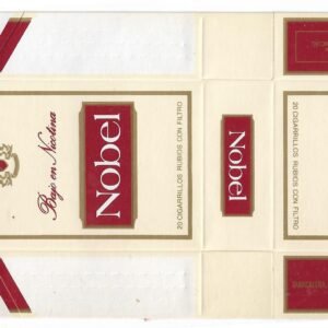 MARQUILLA NOBEL 20 CIGARRILLOS ESPAÑA BOX