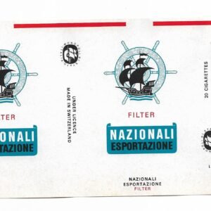 MARQUILLA NAZIONALI 20 CIGARRILLOS SUIZA