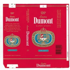 MARQUILLA DUMONT 20 CIGARRILLOS BÉLGICA