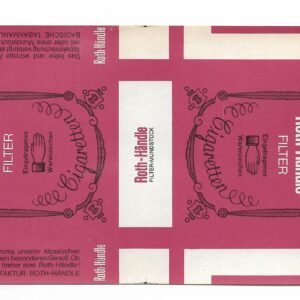 MARQUILLA ROTH-HANDLE 20 CIGARRILLOS ALEMANIA