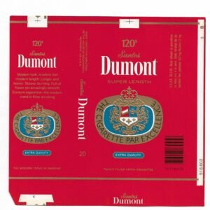 MARQUILLA DUMONT 20 CIGARRILLOS BÉLGICA