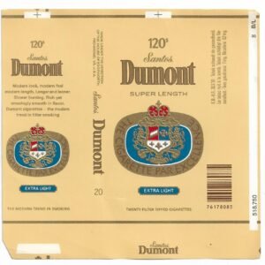 MARQUILLA DUMONT 20 CIGARRILLOS BÉLGICA