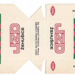 MARQUILLA UZDD ZEHUSICE 20 CIGARRILLOS CHECOSLOVAQUIA