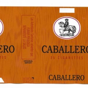 MARQUILLA CABALLERO 25 CIGARRILLOS HOLANDA