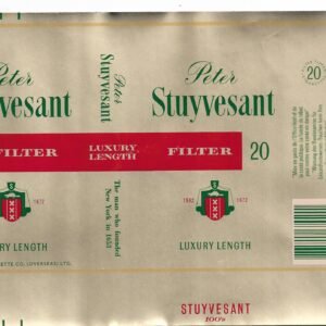 MARQUILLA PETER STUYVESANT 20 CIGARRILLOS DE EE.UU SOFT