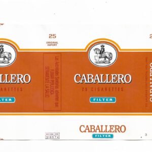 MARQUILLA CABALLERO 25 CIGARRILLOS HOLANDA