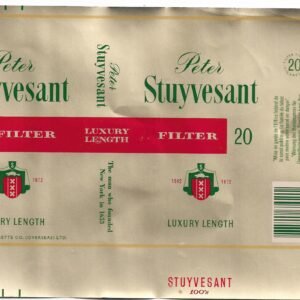 MARQUILLA PETER STUYVESANT 20 CIGARRILLOS DE EE.UU SOFT