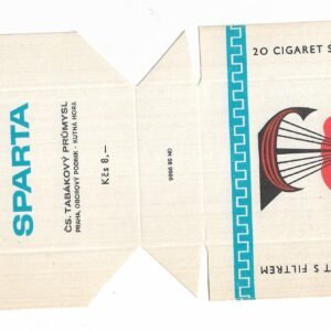 MARQUILLA SPARTA 20 CIGARRILLOS CHECOSLOVAQUIA