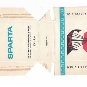 MARQUILLA SPARTA 20 CIGARRILLOS CHECOSLOVAQUIA