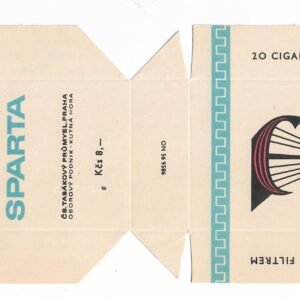MARQUILLA SPARTA 20 CIGARRILLOS CHECOSLOVAQUIA