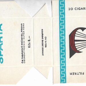 MARQUILLA SPARTA 20 CIGARRILLOS CHECOSLOVAQUIA